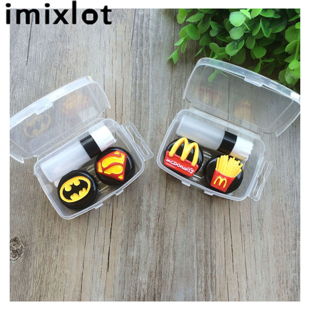 Imixlot Мода милый мультфильм картофеля контактные линзы чехол для Средства ухода для век свяжитесь с Оптические стёкла коробка Очки Интимные аксессуары