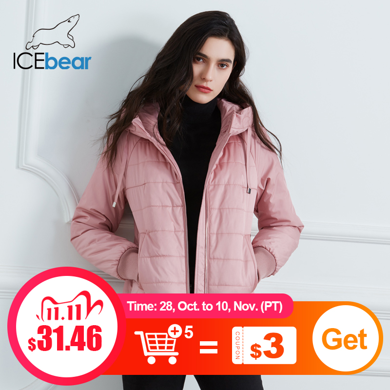 ICEbear 2020 Новые женские весенние пальто высокого качества Марка одежды Полупальто с Hat Модная женская одежда GWC20070D|Парки| | АлиЭкспресс